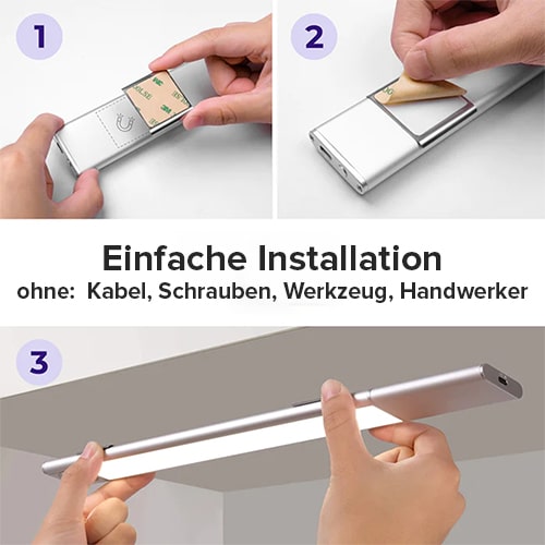 Lampe magnétique avec détecteur de mouvement